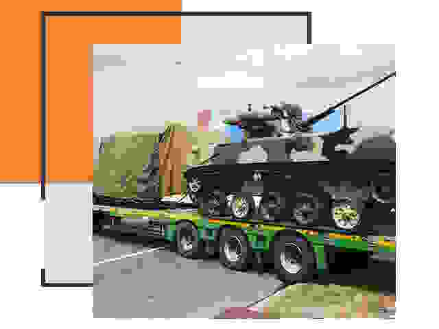 Перевозка военной техники в Анапе